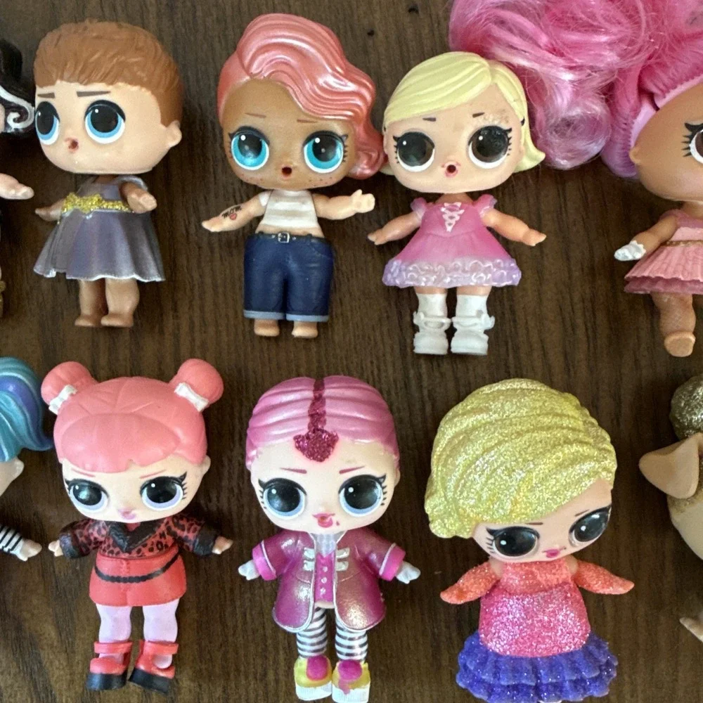 MGA LOL Surprise Doll Mini Fashion Dolls Lot of 9 Girls 1 Dog 3